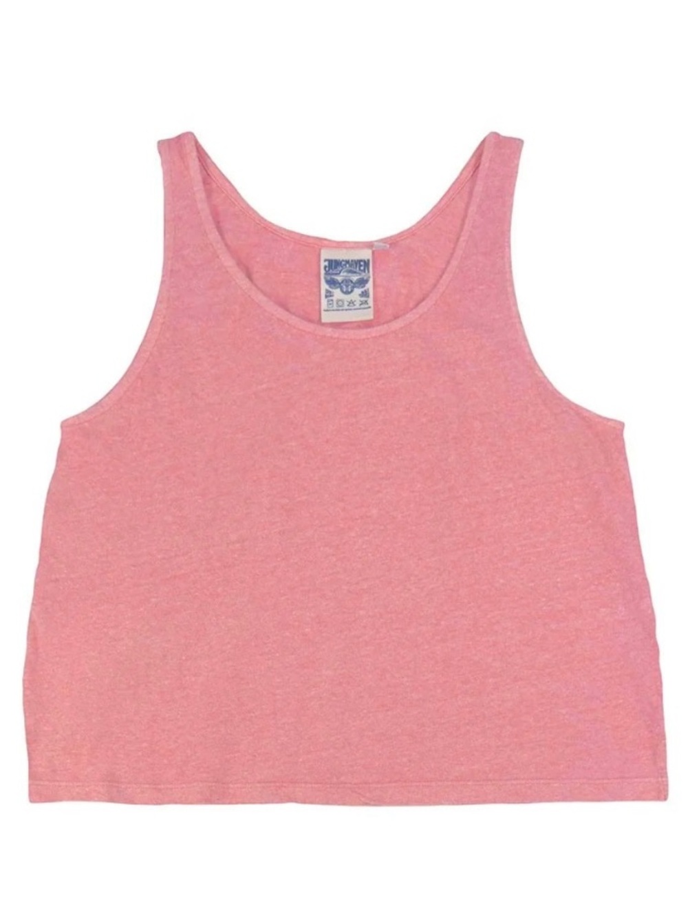 Jung Maven hemp and cotton cropped tank salmon pink size Small - Picture 2 of 3